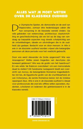 Wie is wie in de klassieke oudheid - achterkant