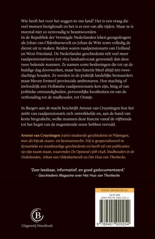 Burgers aan de macht - achterkant