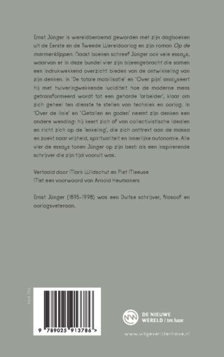 Totale mobilisatie en andere essays - achterkant
