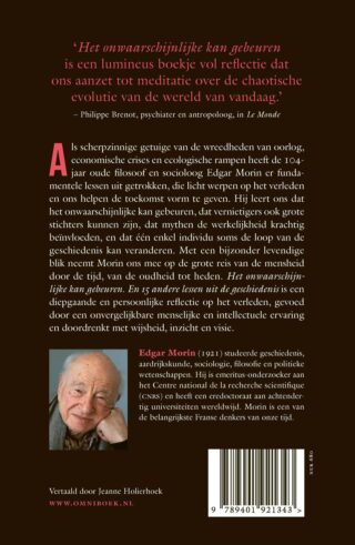 Het onwaarschijnlijke kan gebeuren - achterkant